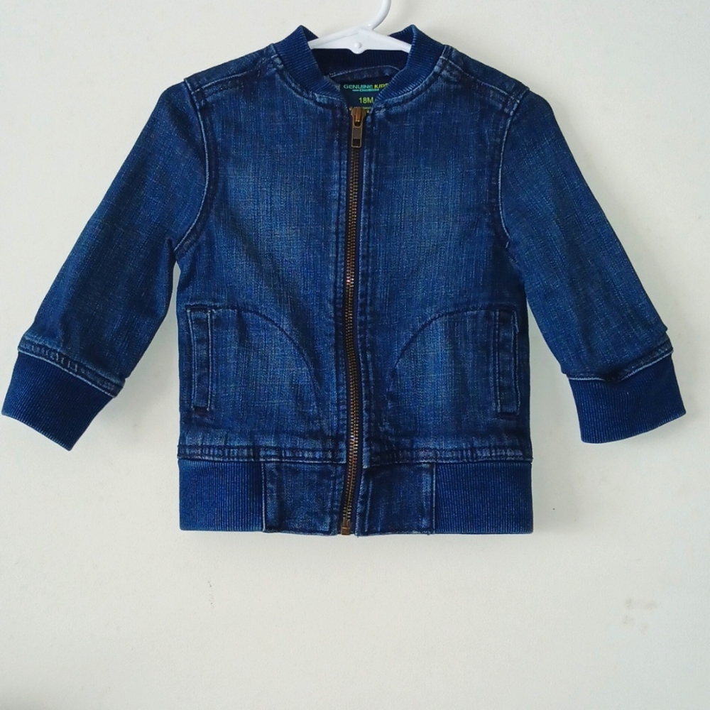 Genuine Kids‎ from OshKosh 18M zip up Jeans jacket